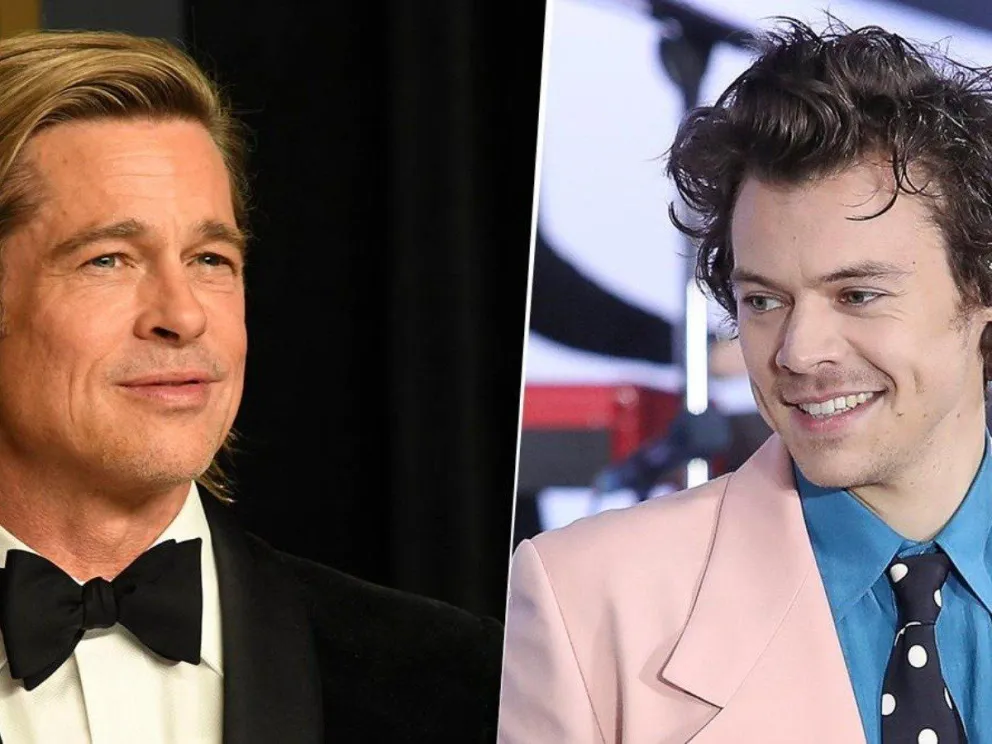 Harry Styles y Brad Pitt. Fuente: Instagram 