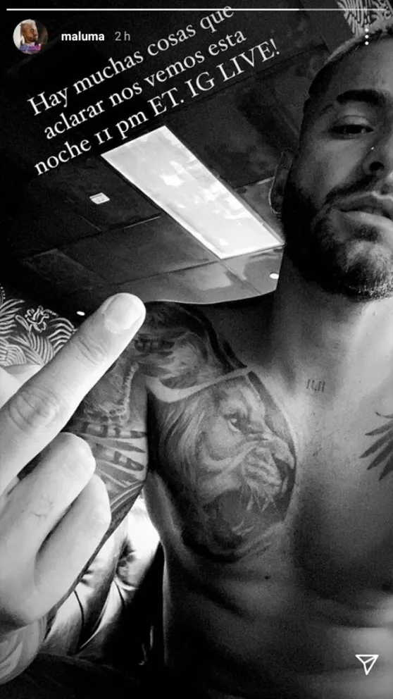 Maluma. Fuente: twitter