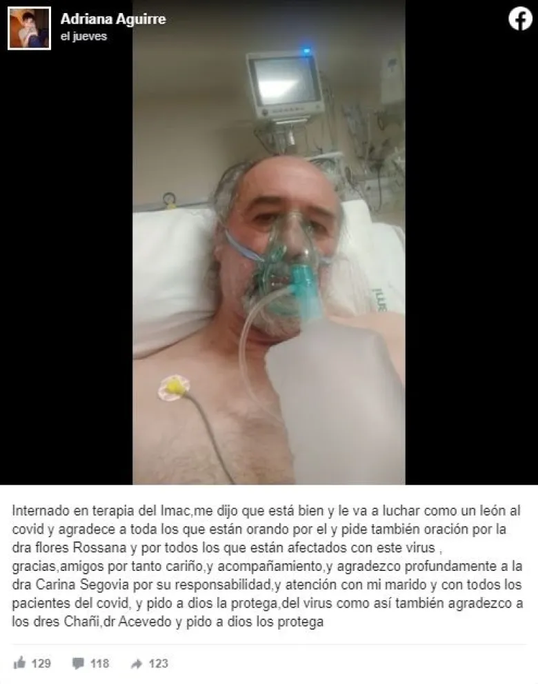 Un reconocido y querido médico salteño contrajo coronavirus: está internado y lucha por su vida