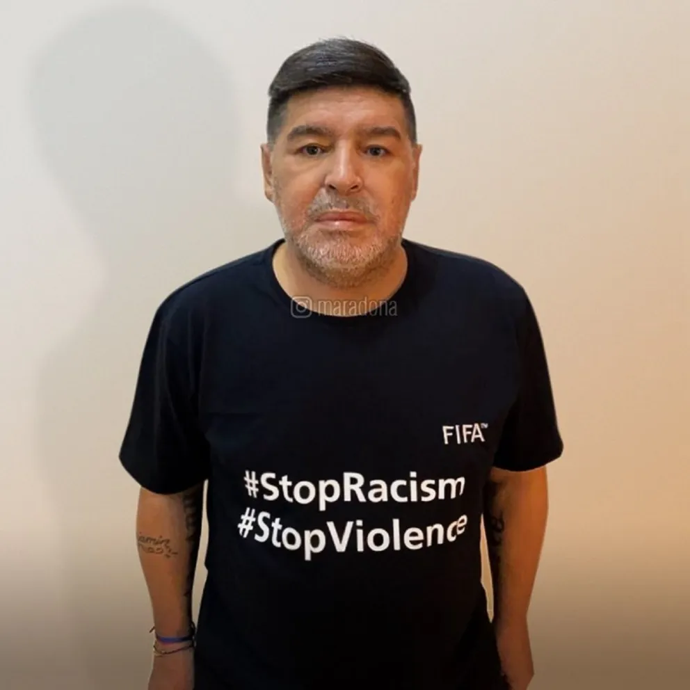 Diego Maradona cocinó un "alto guiso" y lo compartió con sus seguidores