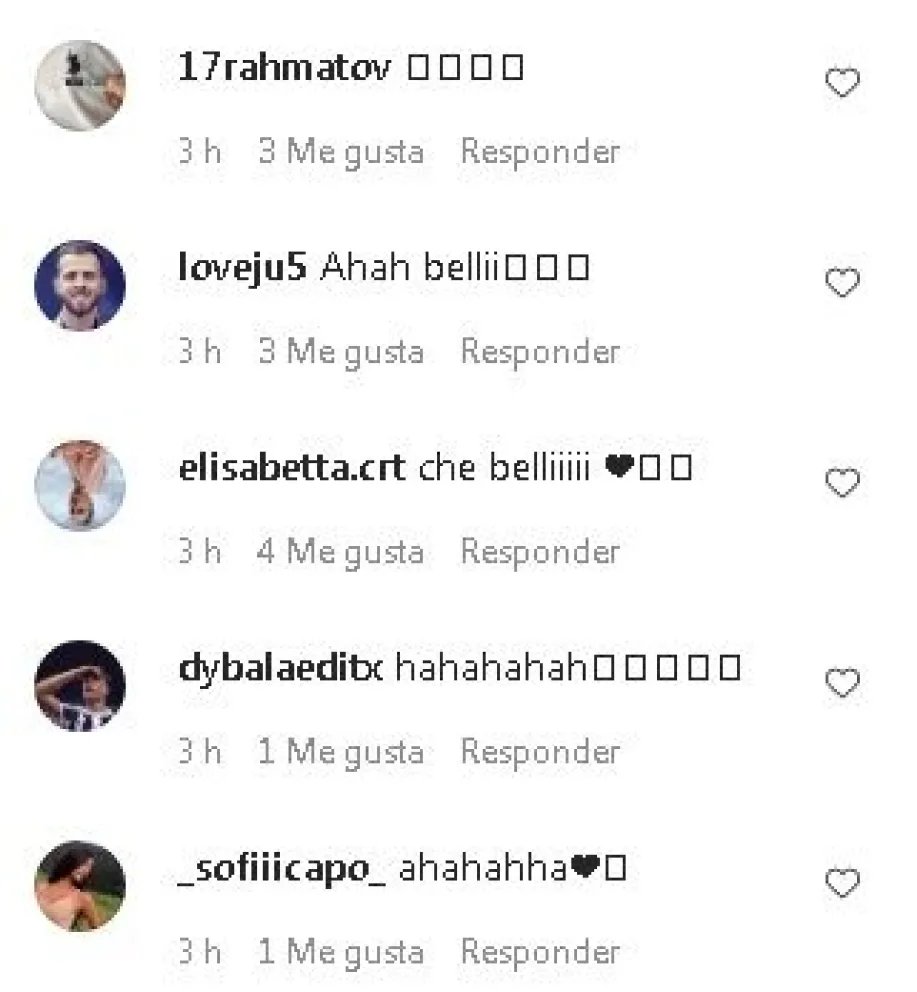 Oriana Sabatini y Paulo Dybala. Fuente: twitter