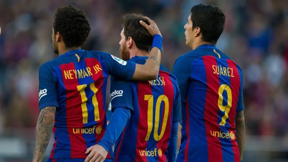 Messi y Suárez. Fuente: twitter