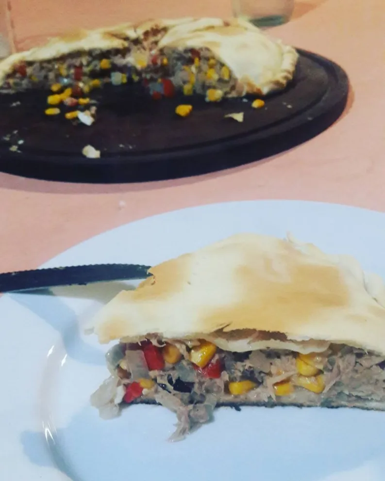 Tarta de atún y choclo