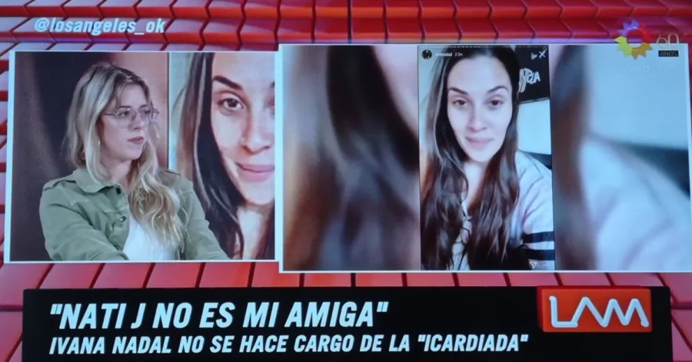 Nati Jota en LAM. Fuente: twitter