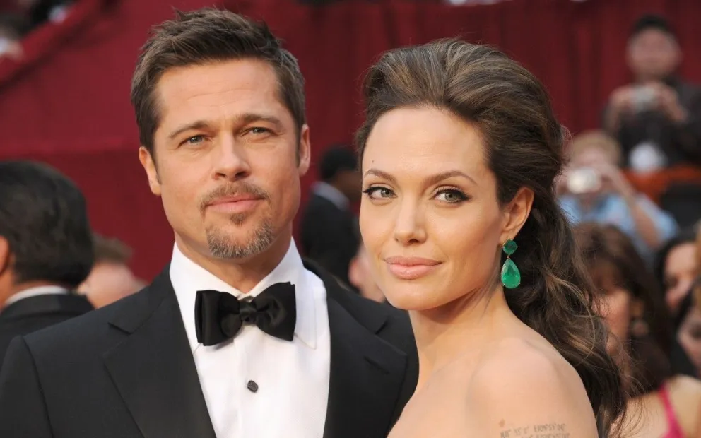 Angelina Jolie y Brad Pitt. Fuente: Instagram