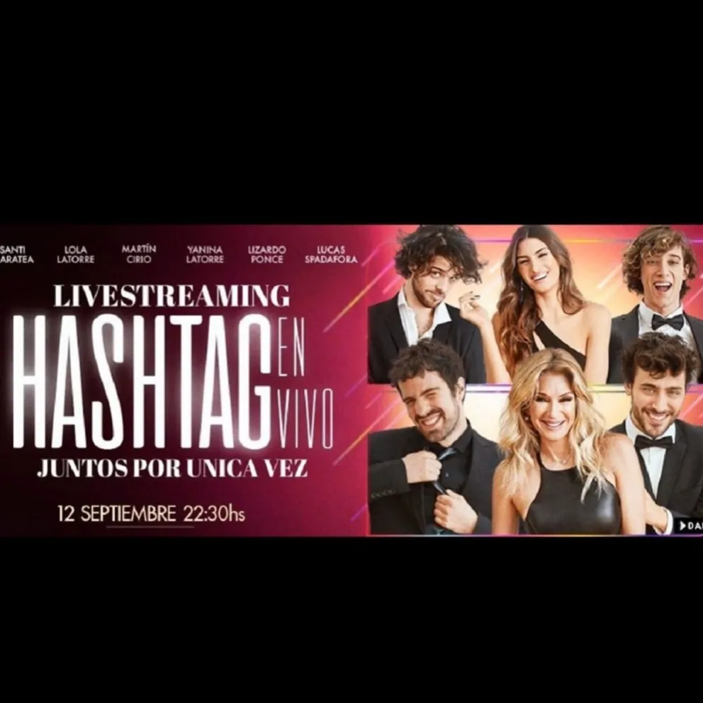 Elenco de Hashtag en Vivo. Fuente (Instagram)