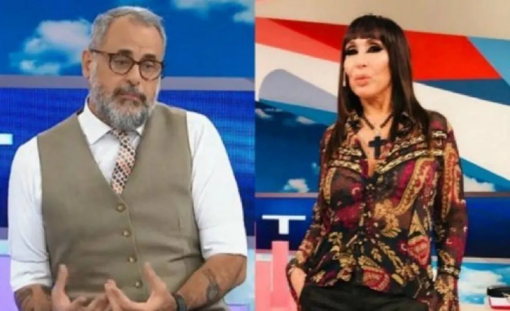 Jorge Rial vs. Moria Casán Fuente (Twitter)