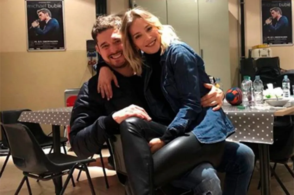 Luisana Lopilato y Michael Bublé. Fuente: twitter