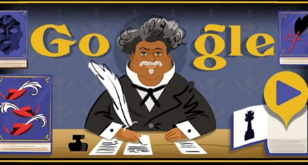 Alejandro Dumas doodle