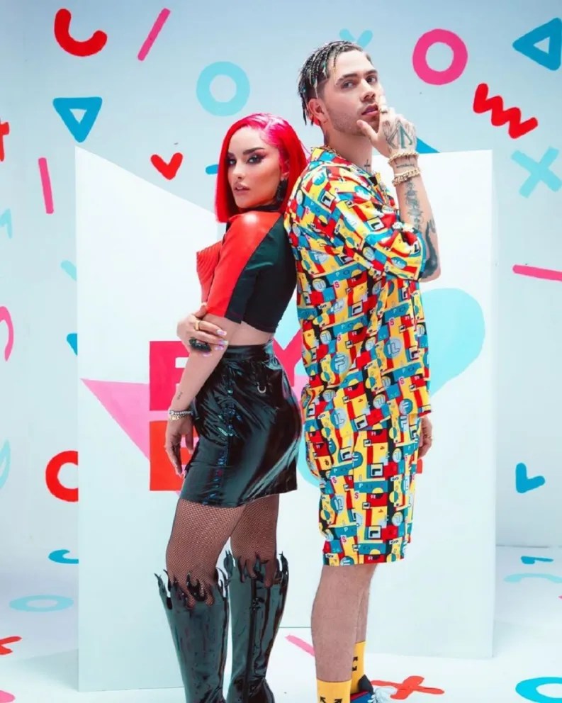Kimberly Loaiza y Juan de Dios Pantoja. Fuente (Instagram)