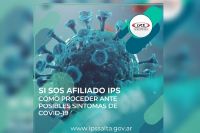 IPS y el protocolo ante síntomas de coronavirus