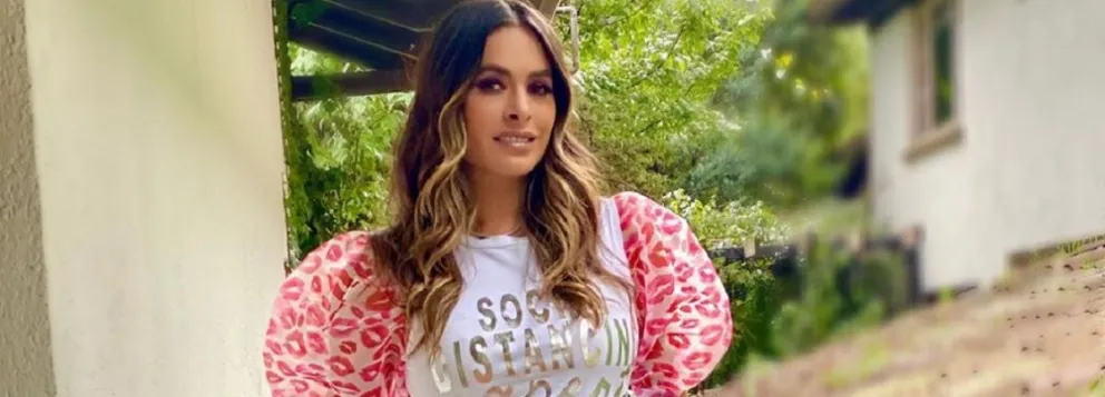 Probando filtros: Galilea Montijo compartió un divertido momento junto a Paul Stanley