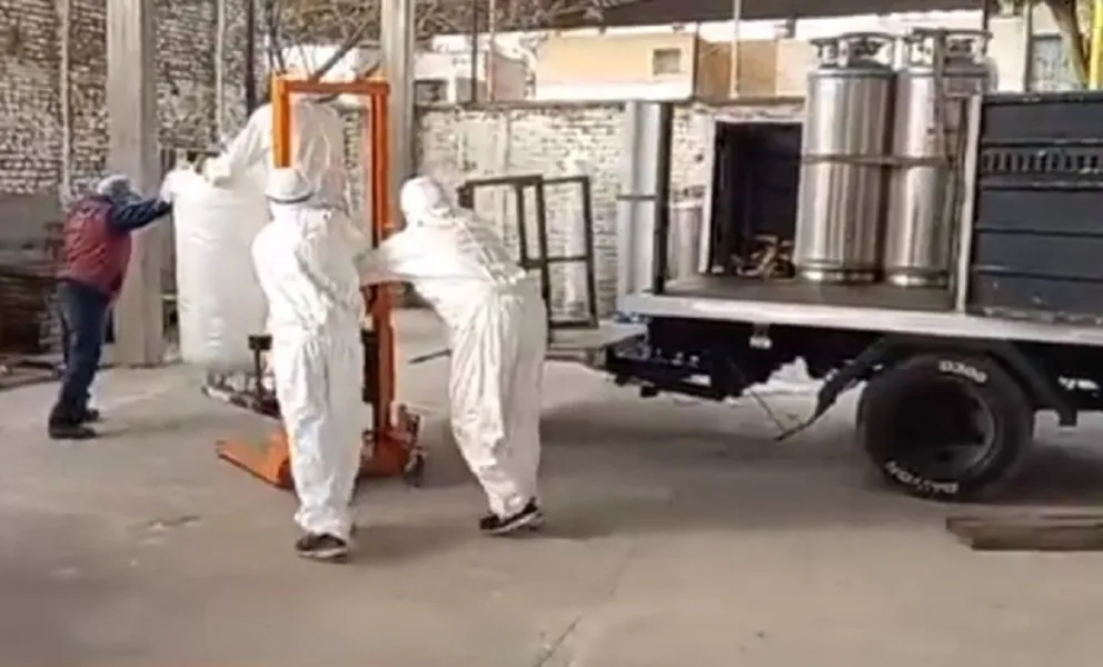 Tubos de oxígeno