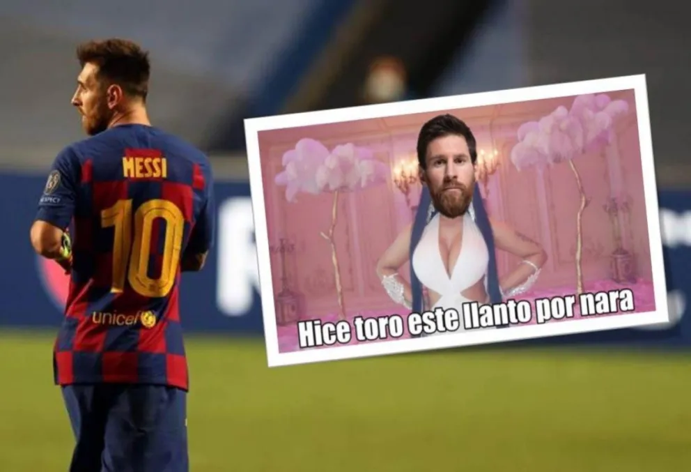Memes Messi. Fuente: (Twitter)