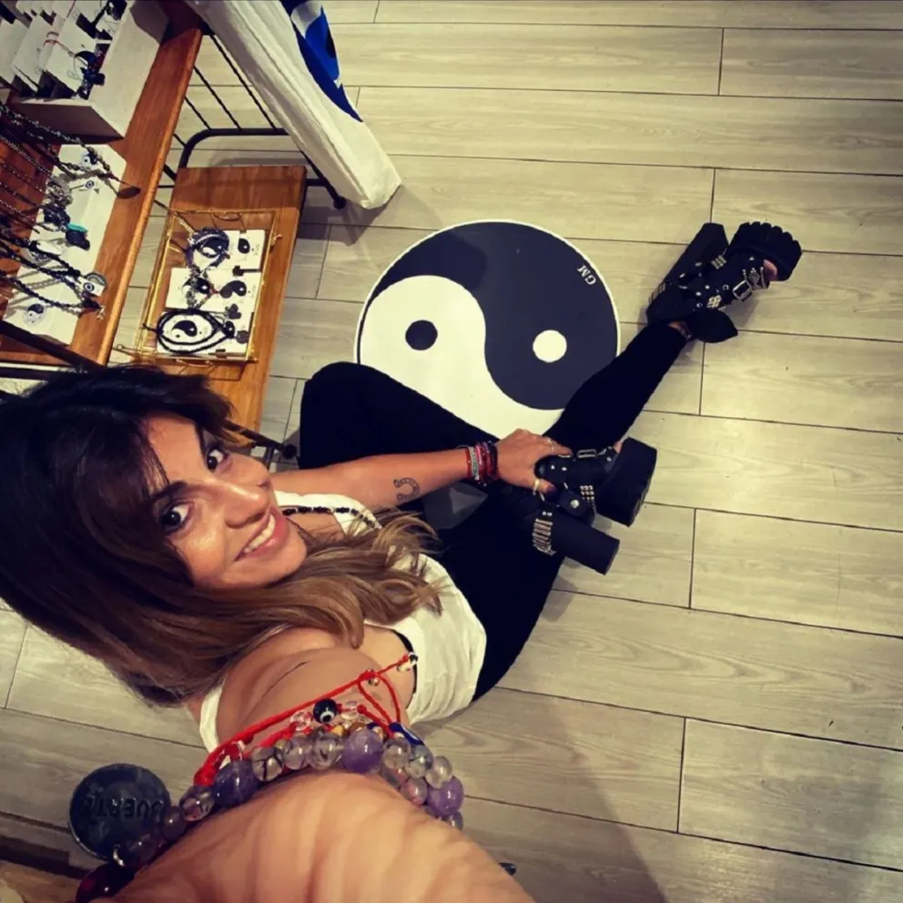 Gianinna Maradona asistió al exclusivo autoconcierto de Coti Sorokin