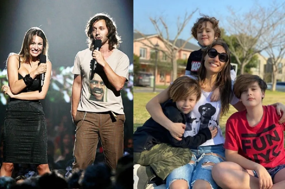 Pampita, Benjamín Vicuña y sus tres hijos. Fuente (Twitter)