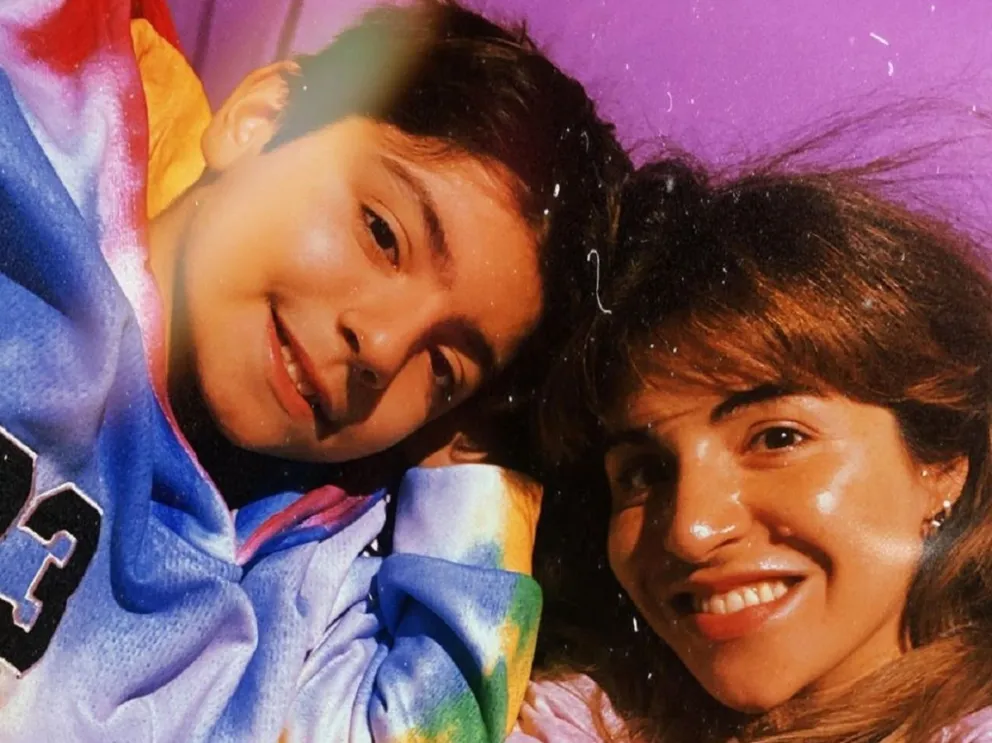 Gianinna Maradona y Benjamín Agüero Fuente (Instagram)