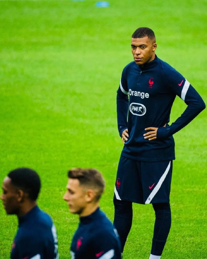 Kylian Mbappé (Fuente: Instagram)