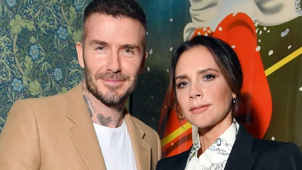 David y Victoria Beckham. Fuente: twitter