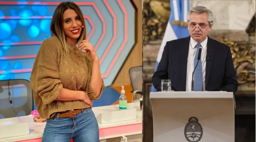 Cinthia Fernández y Alberto Fernández. Fuente (Instagram)