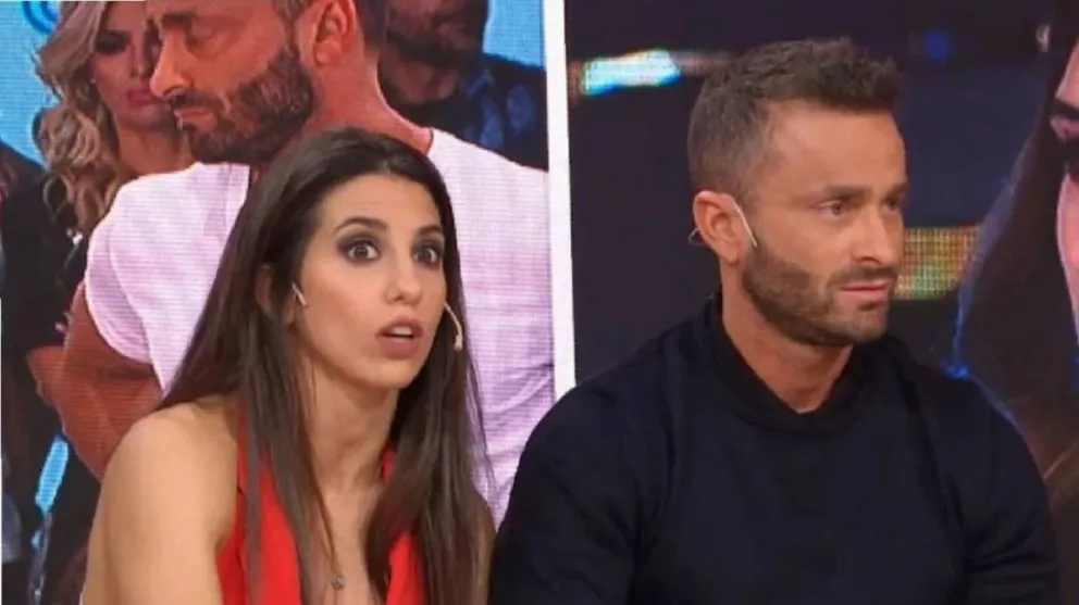 Cinthia Fernández y Martín Baclini al Cantando 2020 Fuente (Twitter)