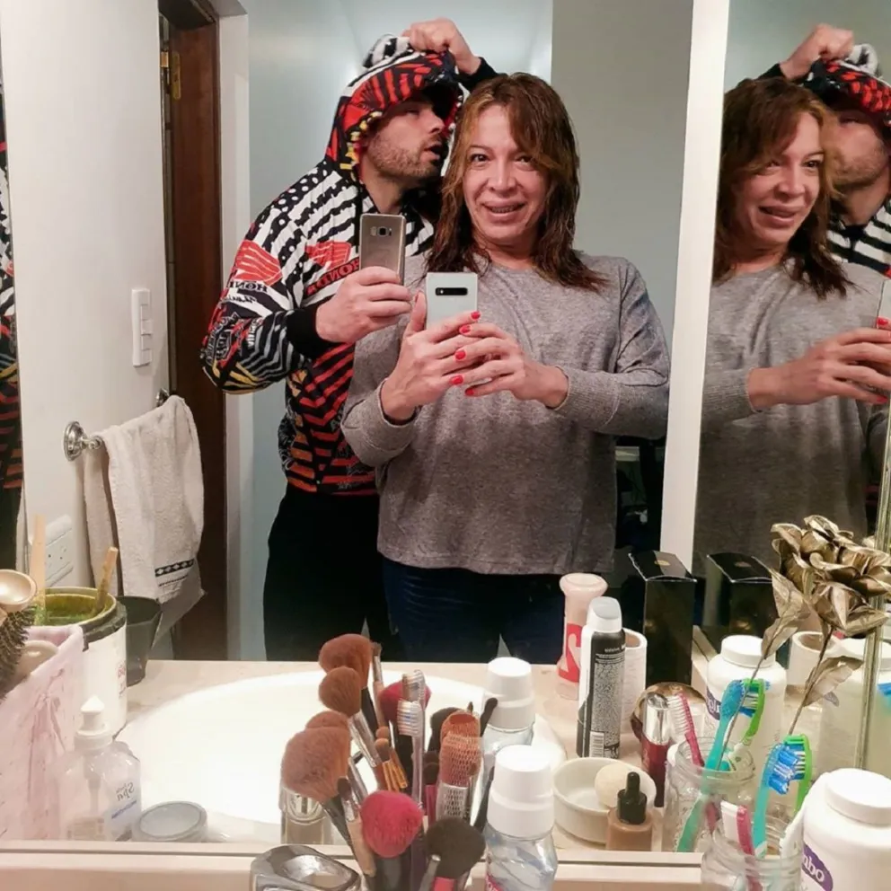 Lizy Tagliani y su novio. Fuente (Instagram)