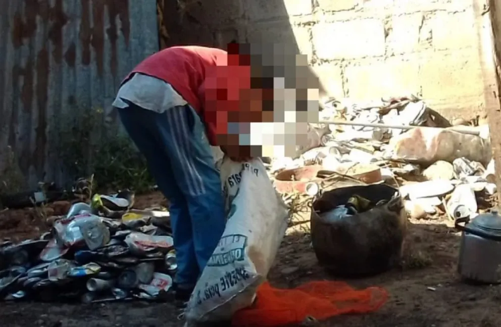 Postales que duelen: mientras funcionarios cobraron el IFE, un changuito norteño busca latas en la mugre