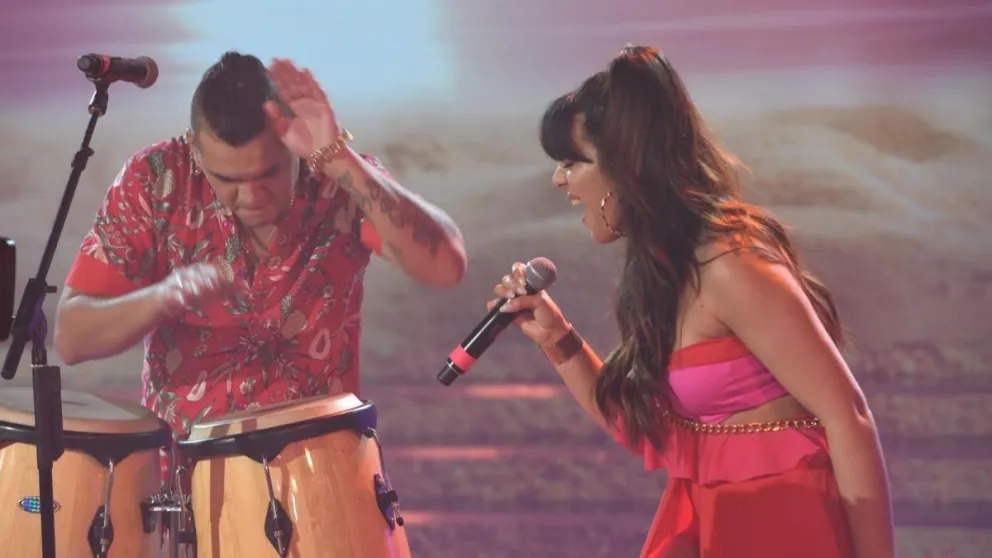 Brian Lanzelotta y Ángela Leiva. Fuente: Instagram 