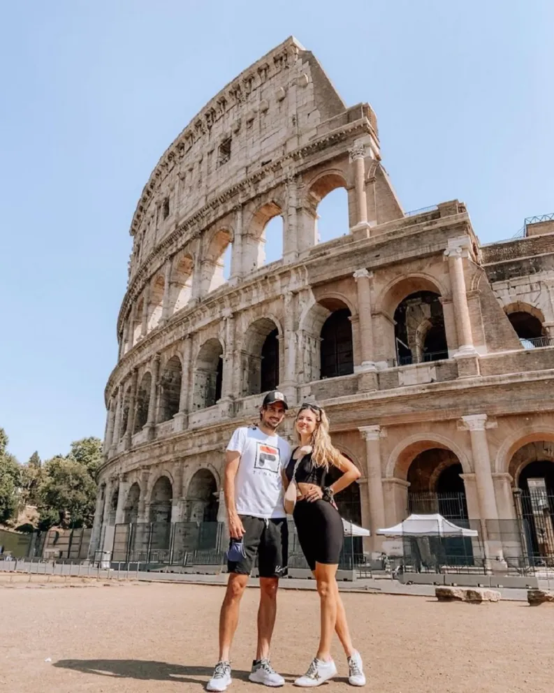 Stephanie Demner y Guido Pella. Fuente (Instagram)