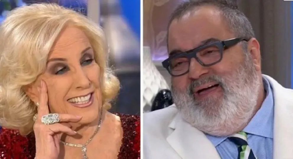 Mirtha Legrand y Jorge Lanata. Fuente (Twitter)