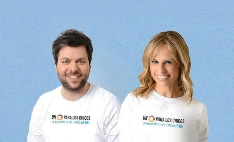 Guido Kaczka y Mariana Fabbiani. Fuente (Twitter)