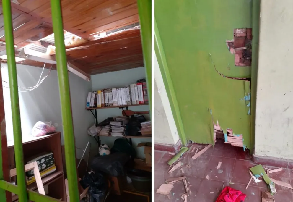 [TERRIBLES IMÁGENES] Los inadaptados de siempre: robaron y destrozaron una escuela salteña