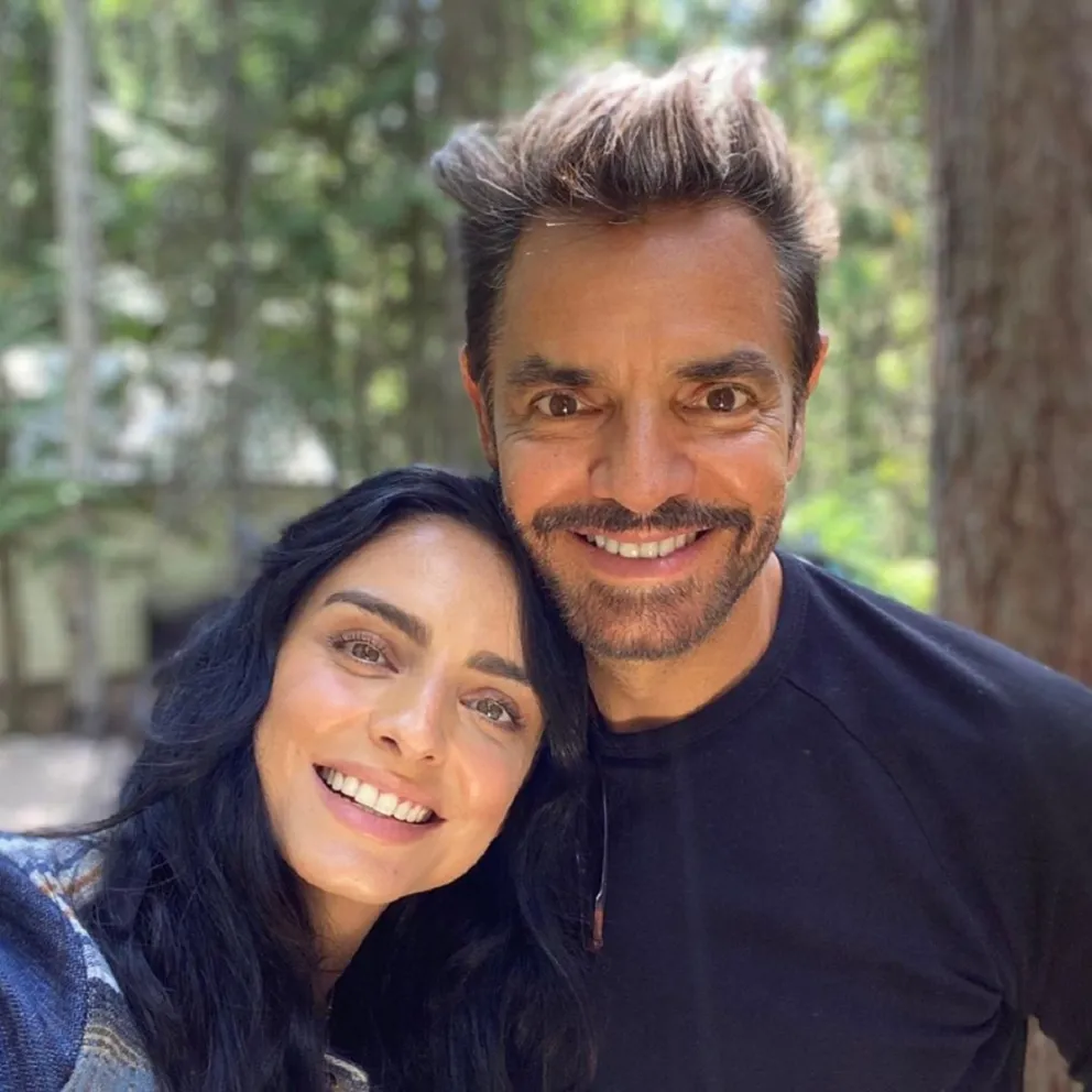 Aislinn y Eugenio Derbez. Fuente (Instagram)