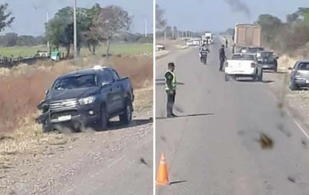Imágenes del fatal accidente.
