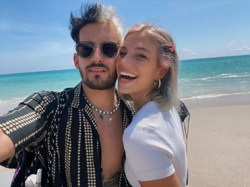 Stefi Roitman y Ricky Montaner. Fuente (Instagram)