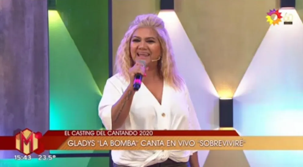 Gladys, la bomba Tucumana pasó por el piso de Mujeres y habló sobre el bullying que ha sentido por parte del departamento de vestuario del Cantando
