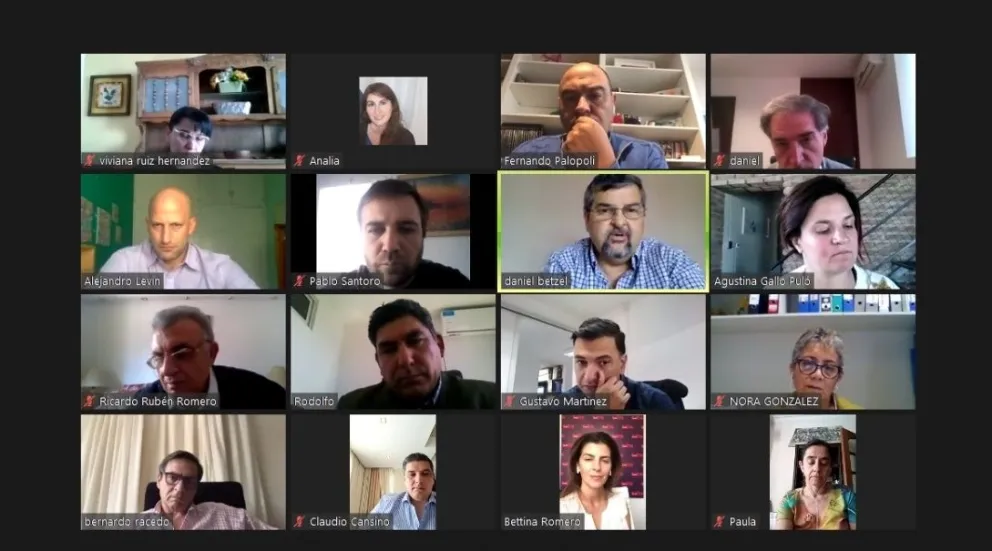 Reunión virtual de Bettina Romero con representantes de la Cámara e Industria de Salta