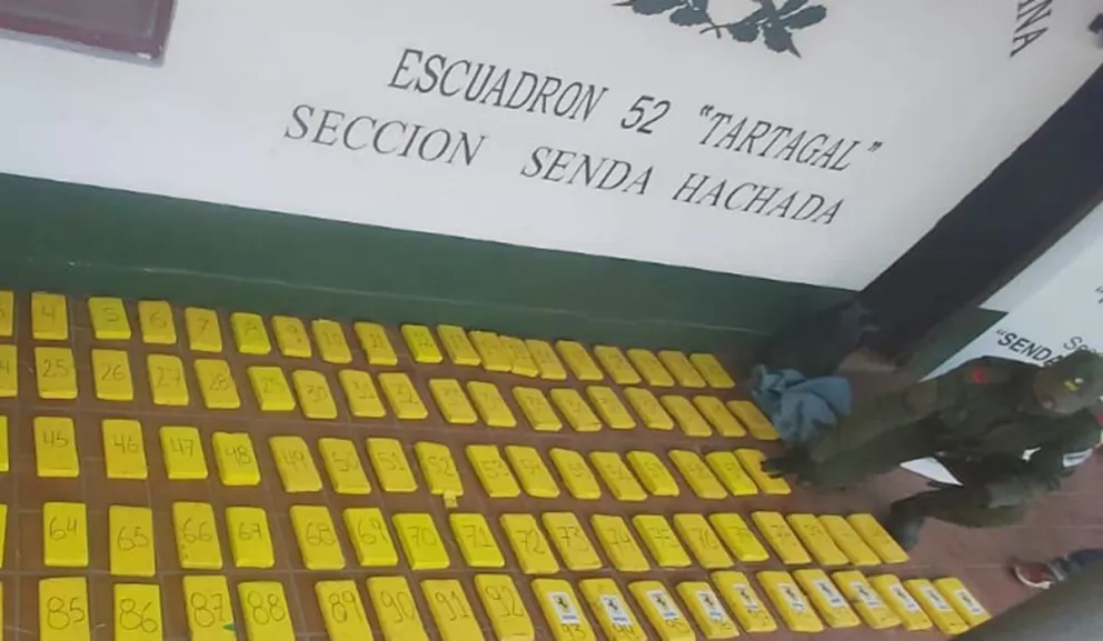 Procedimiento de Gendarmería.