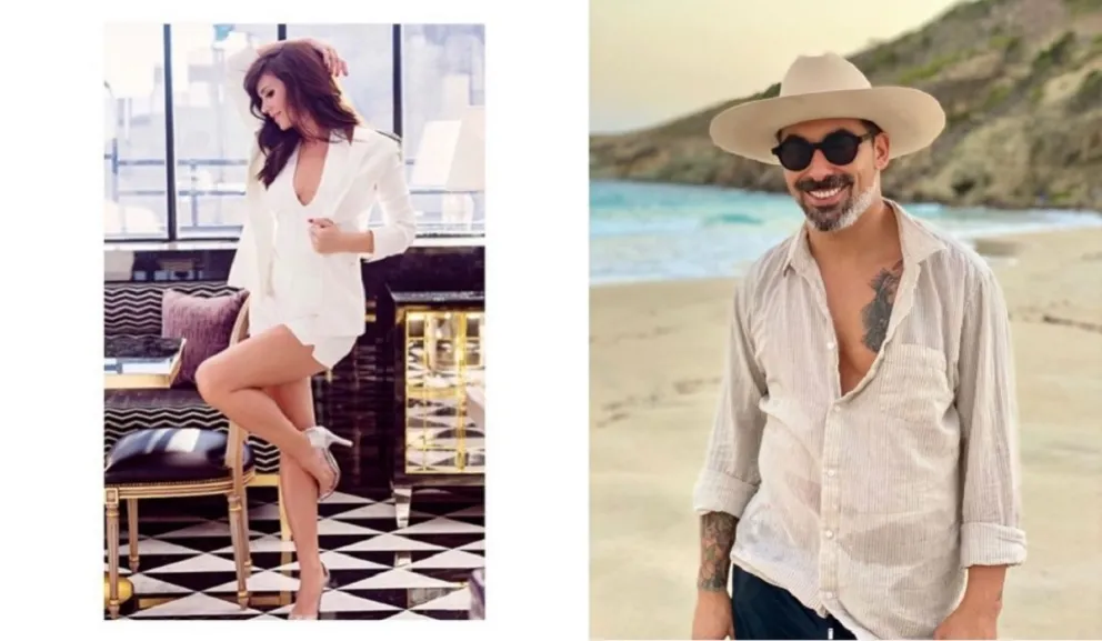 Griselda Siciliani y el Pocho Lavezzi. Fuente (Instagram)