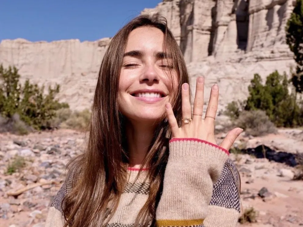 Lilly Collins. Fuente: Instagram 