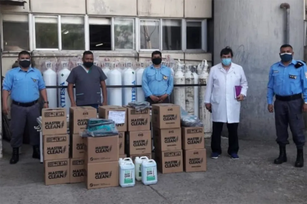 Donaciones del servicio penitenciario.