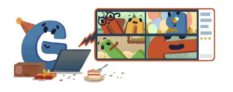 Doodle aniversario de Google