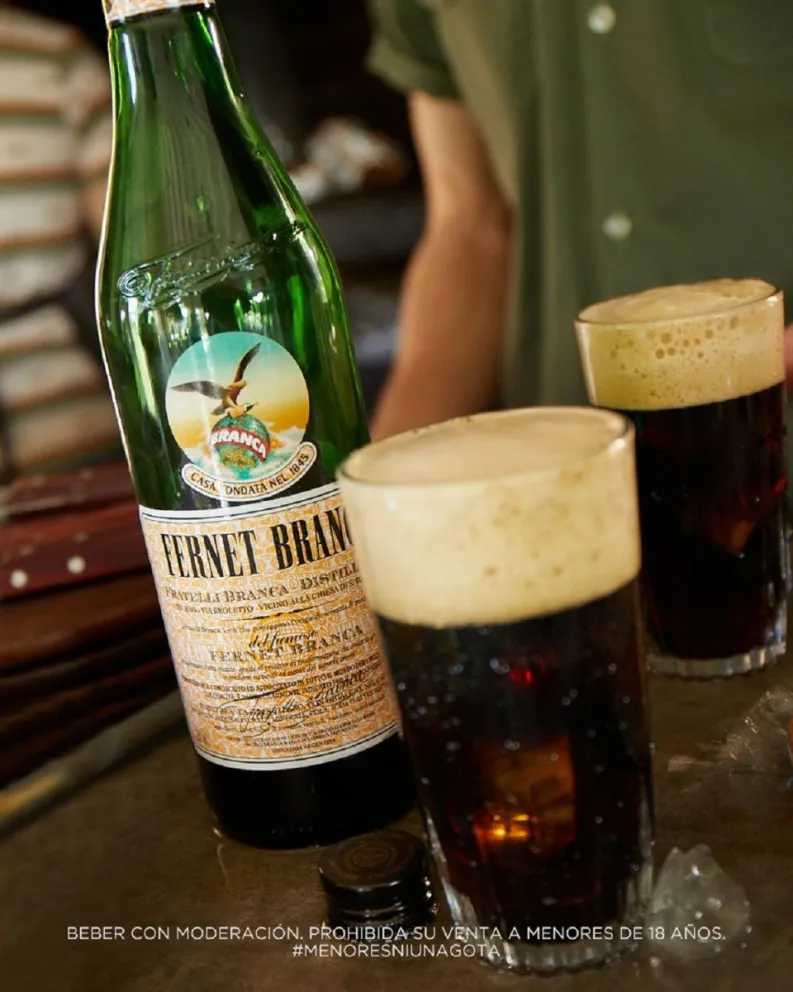 Fernet Branca Fuente:(Instagram)