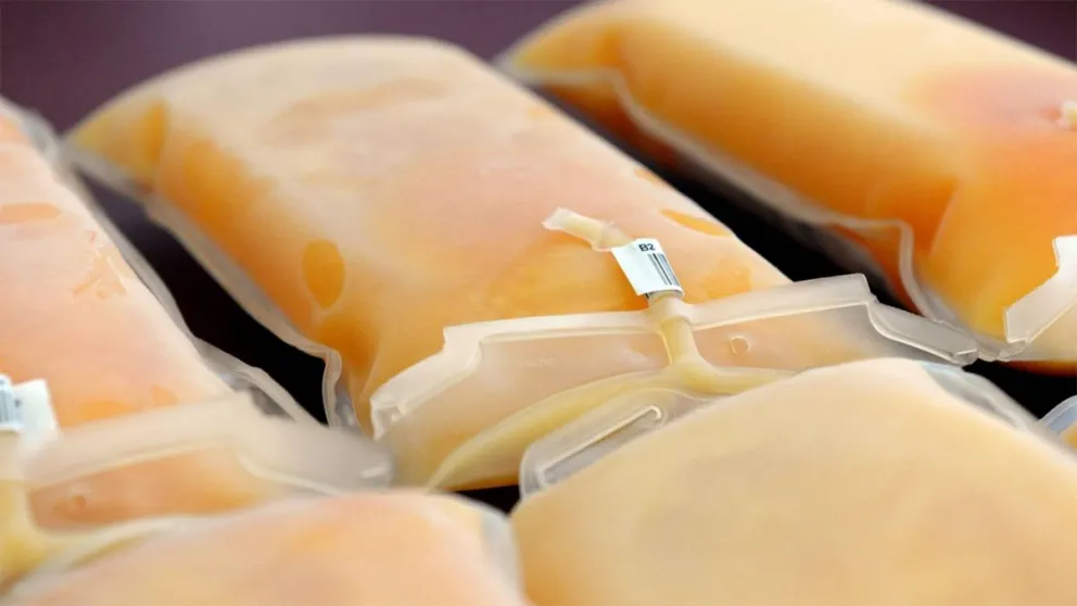 Venta de plasma sanguíneo