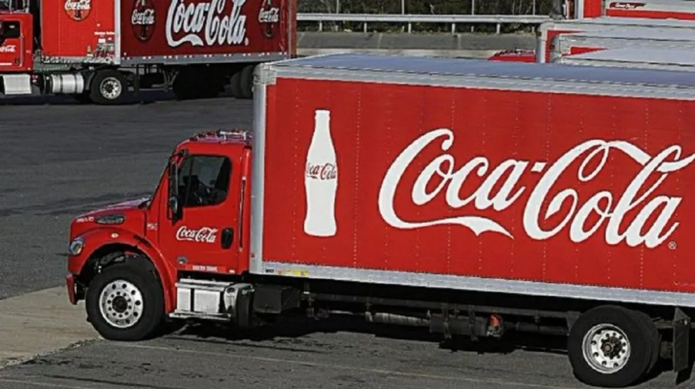 Camión de Coca Cola. Fuente (Twitter)