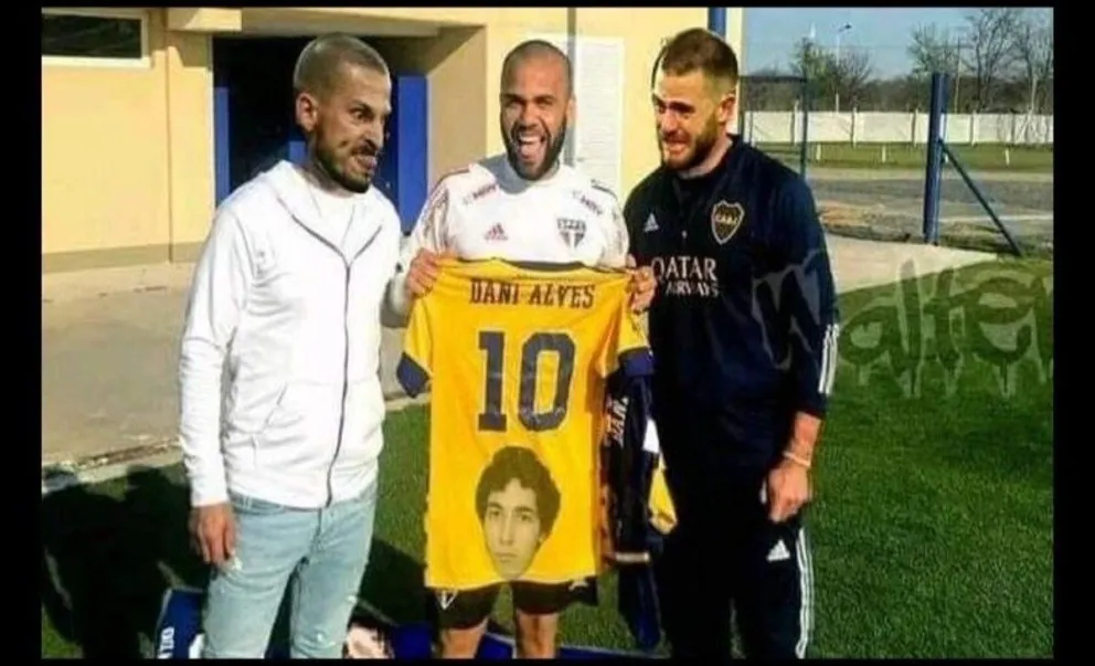 Dani Alves. Fuente: (Twitter)