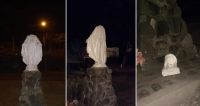 Difunden la identidad del hombre que decapitó a la Virgen de La Caldera y lo imputan por el ataque