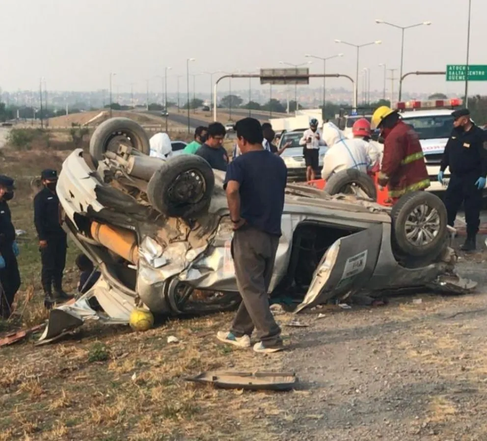 Terrible accidente: trasladaron a una niña en grave estado