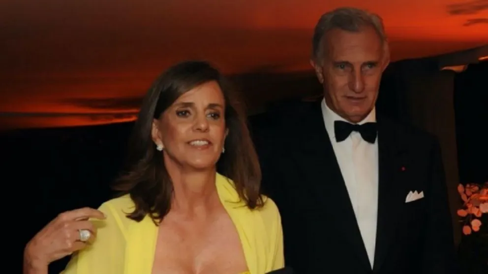 Jorge Neuss y su esposa  Foto (Twitter)