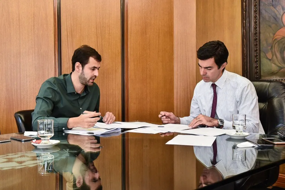 Urtubey y Estrada reunidos para definir detalles del Presupuesto 2019